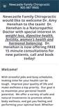 Mobile Screenshot of newcastlefamilychiropractic.com