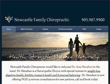 Tablet Screenshot of newcastlefamilychiropractic.com